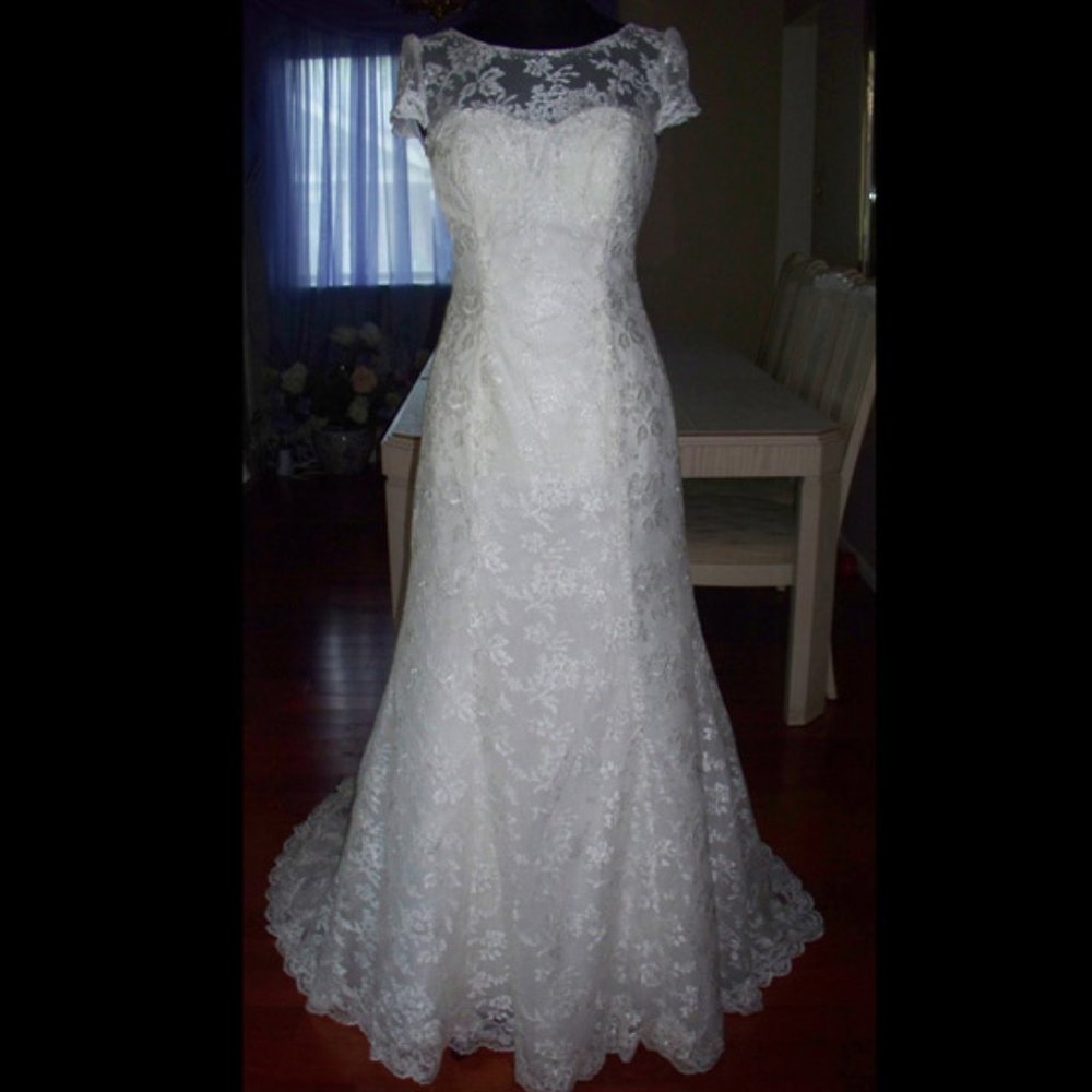 Justin Alexander Wedding Dress Bridal Gown Size 12